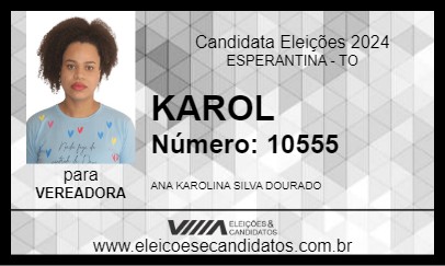 Candidato KAROL 2024 - ESPERANTINA - Eleições