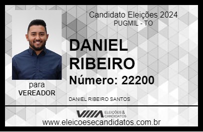 Candidato DANIEL RIBEIRO 2024 - PUGMIL - Eleições