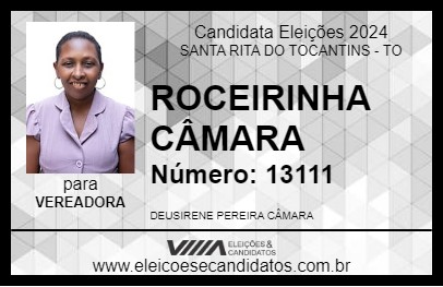 Candidato ROCEIRINHA CÂMARA 2024 - SANTA RITA DO TOCANTINS - Eleições