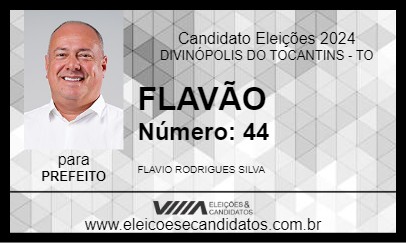 Candidato FLAVÃO 2024 - DIVINÓPOLIS DO TOCANTINS - Eleições