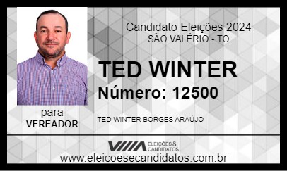 Candidato TED WINTER 2024 - SÃO VALÉRIO - Eleições