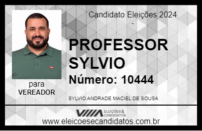 Candidato PROFESSOR SYLVIO 2024 - GURUPI - Eleições