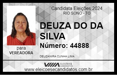 Candidato DEUZA DO DA SILVA 2024 - RIO SONO - Eleições