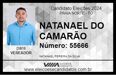 Candidato NATANAEL DO CAMARÃO 2024 - PRAIA NORTE - Eleições