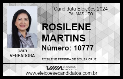 Candidato ROSILENE MARTINS 2024 - PALMAS - Eleições