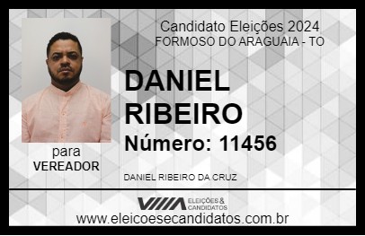 Candidato DANIEL RIBEIRO 2024 - FORMOSO DO ARAGUAIA - Eleições