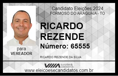 Candidato RICARDO REZENDE 2024 - FORMOSO DO ARAGUAIA - Eleições