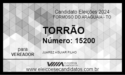 Candidato TORRÃO 2024 - FORMOSO DO ARAGUAIA - Eleições