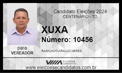 Candidato XUXA 2024 - CENTENÁRIO - Eleições