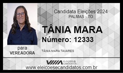 Candidato TÂNIA MARA 2024 - PALMAS - Eleições