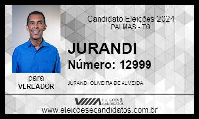 Candidato JURANDI 2024 - PALMAS - Eleições