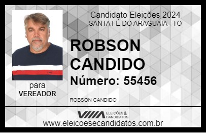 Candidato ROBSON CANDIDO 2024 - SANTA FÉ DO ARAGUAIA - Eleições