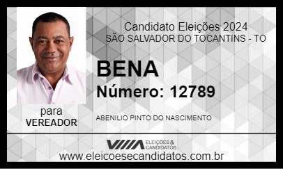 Candidato BENA 2024 - SÃO SALVADOR DO TOCANTINS - Eleições