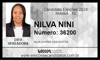 Candidato NILVA NINI 2024 - PARANÃ - Eleições