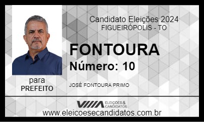 Candidato FONTOURA 2024 - FIGUEIRÓPOLIS - Eleições