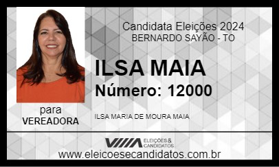 Candidato ILSA MAIA 2024 - BERNARDO SAYÃO - Eleições