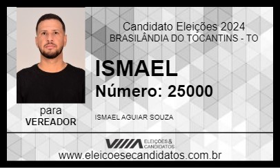 Candidato ISMAEL 2024 - BRASILÂNDIA DO TOCANTINS - Eleições