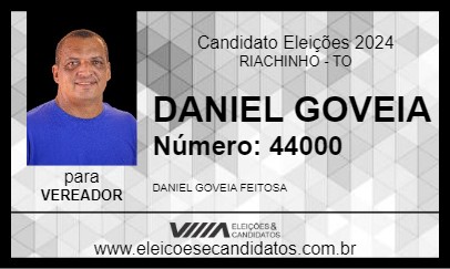 Candidato DANIEL GOVEIA 2024 - RIACHINHO - Eleições