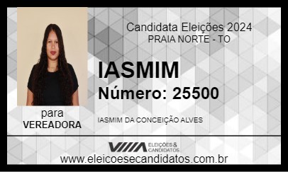 Candidato IASMIM 2024 - PRAIA NORTE - Eleições