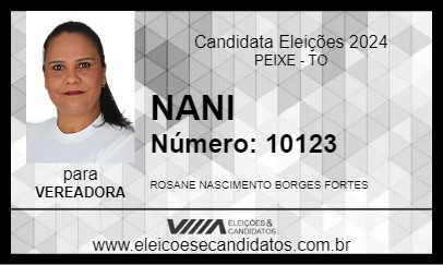 Candidato NANI 2024 - PEIXE - Eleições