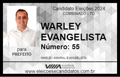 Candidato WARLEY EVANGELISTA 2024 - COMBINADO - Eleições