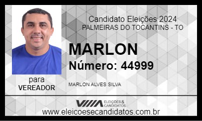 Candidato MARLON 2024 - PALMEIRAS DO TOCANTINS - Eleições