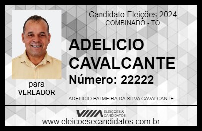 Candidato ADELICIO CAVALCANTE 2024 - COMBINADO - Eleições