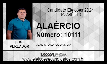 Candidato ALAÉRCIO 2024 - NAZARÉ - Eleições