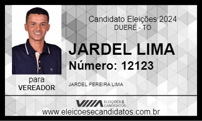 Candidato JARDEL LIMA 2024 - DUERÉ - Eleições