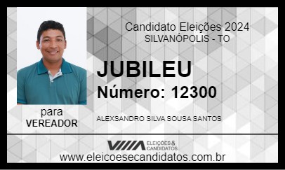 Candidato JUBILEU 2024 - SILVANÓPOLIS - Eleições