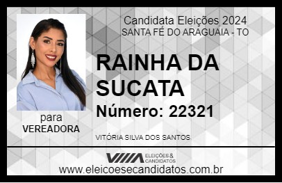 Candidato RAINHA DA SUCATA 2024 - SANTA FÉ DO ARAGUAIA - Eleições