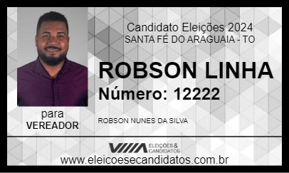 Candidato ROBSON LINHA 2024 - SANTA FÉ DO ARAGUAIA - Eleições