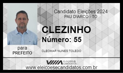 Candidato CLEZINHO 2024 - PAU D\ARCO - Eleições