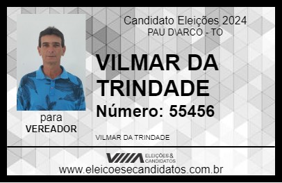 Candidato VILMAR DA TRINDADE 2024 - PAU D\ARCO - Eleições