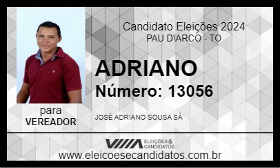 Candidato ADRIANO 2024 - PAU D\ARCO - Eleições