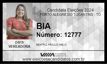 Candidato BIA 2024 - PORTO ALEGRE DO TOCANTINS - Eleições