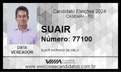 Candidato SUAIR 2024 - CASEARA - Eleições