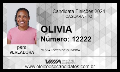 Candidato OLIVIA 2024 - CASEARA - Eleições