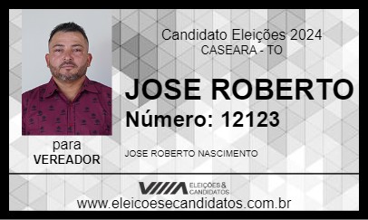 Candidato JOSE ROBERTO 2024 - CASEARA - Eleições