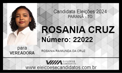 Candidato ROSANIA CRUZ 2024 - PARANÃ - Eleições