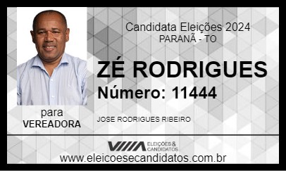 Candidato ZÉ RODRIGUES 2024 - PARANÃ - Eleições