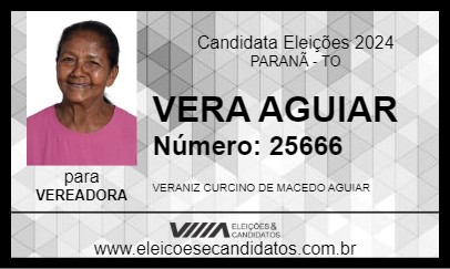 Candidato VERA AGUIAR 2024 - PARANÃ - Eleições