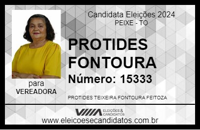 Candidato PROTIDES FONTOURA 2024 - PEIXE - Eleições