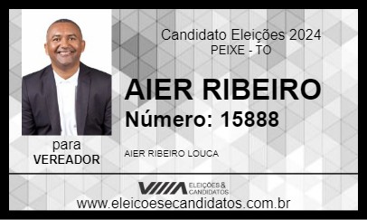 Candidato AIER RIBEIRO 2024 - PEIXE - Eleições