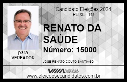 Candidato RENATO DA SAÚDE 2024 - PEIXE - Eleições