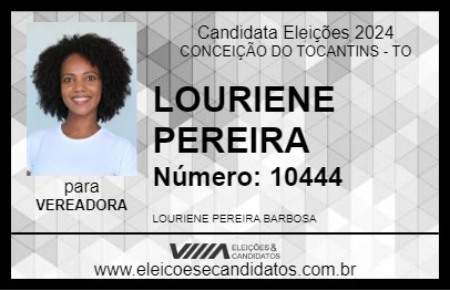 Candidato LOURIENE PEREIRA 2024 - CONCEIÇÃO DO TOCANTINS - Eleições