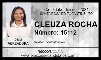 Candidato CLEUZA ROCHA 2024 - SANTA ROSA DO TOCANTINS - Eleições