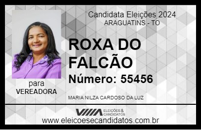 Candidato ROXA DO FALCÃO 2024 - ARAGUATINS - Eleições