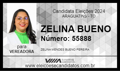 Candidato ZELINA BUENO 2024 - ARAGUATINS - Eleições