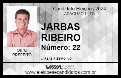 Candidato JARBAS RIBEIRO 2024 - ARAGUAÇU - Eleições